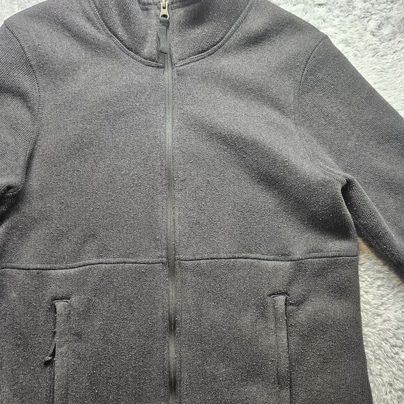 The North Face Womens Black Full Zip Jacket Size Large Fleece Lined - Picture 4 of 11